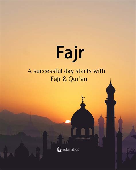 Fajr prayer .